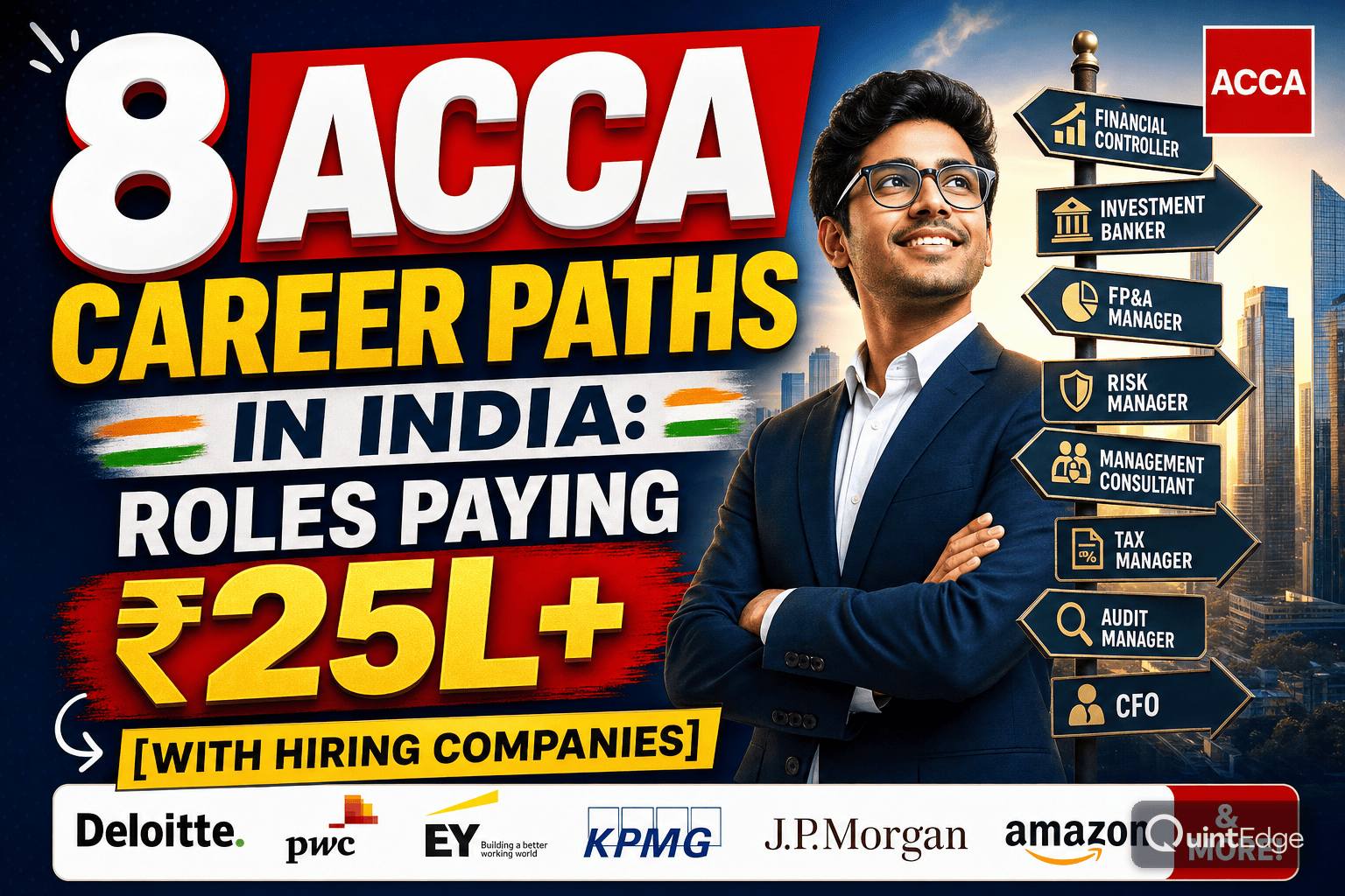 8 ACCA Career Paths in India: Roles Paying ₹25L+
