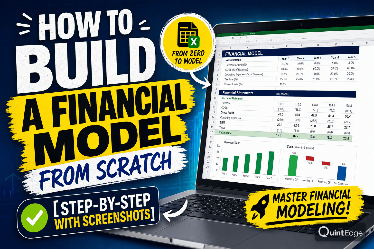 How to Build a Financial Model From Scratch [Step-by-Step]
