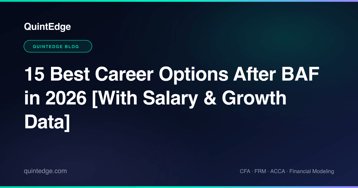 12 Best Career Options After BAF in 2026 [With Salary & Growth Data]