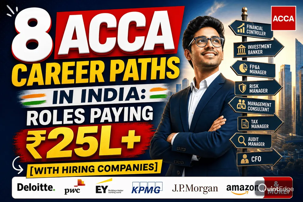 8 ACCA Career Paths in India: Roles Paying ₹25L+