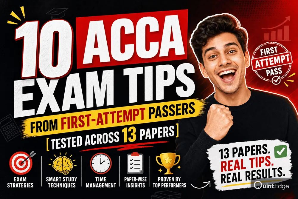 10 ACCA Exam Tips From First-Attempt Passers [Tested Across 13 Papers]