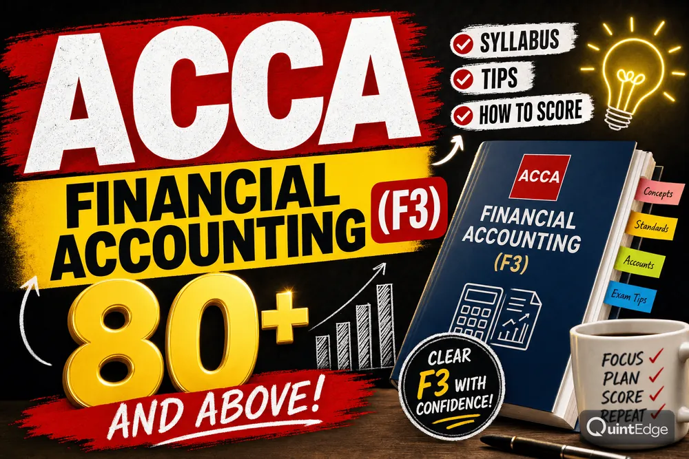 ACCA Financial Accounting (F3): Syllabus, Tips & How to Score 80+