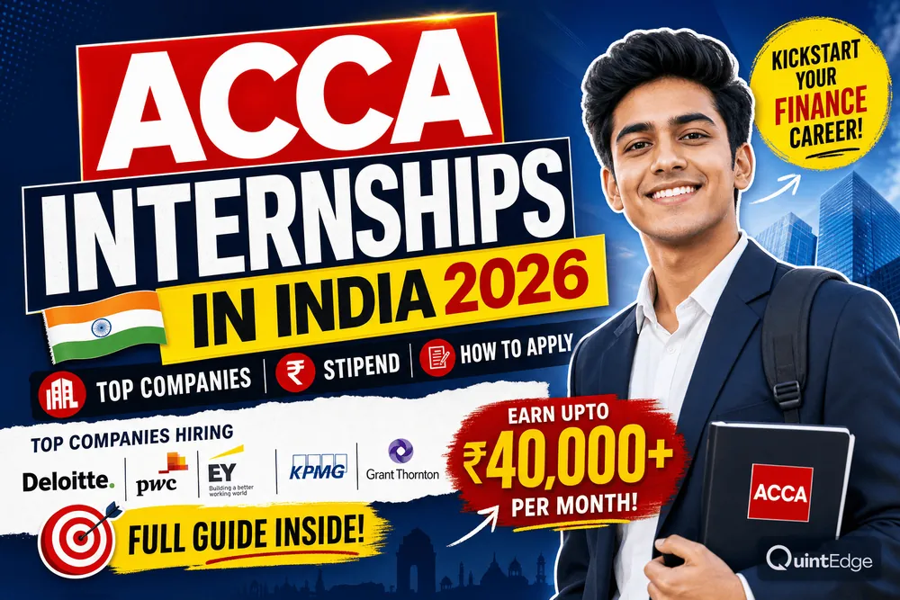 ACCA Internships in India 2026 — Top Companies, Stipend Ranges and How to Apply