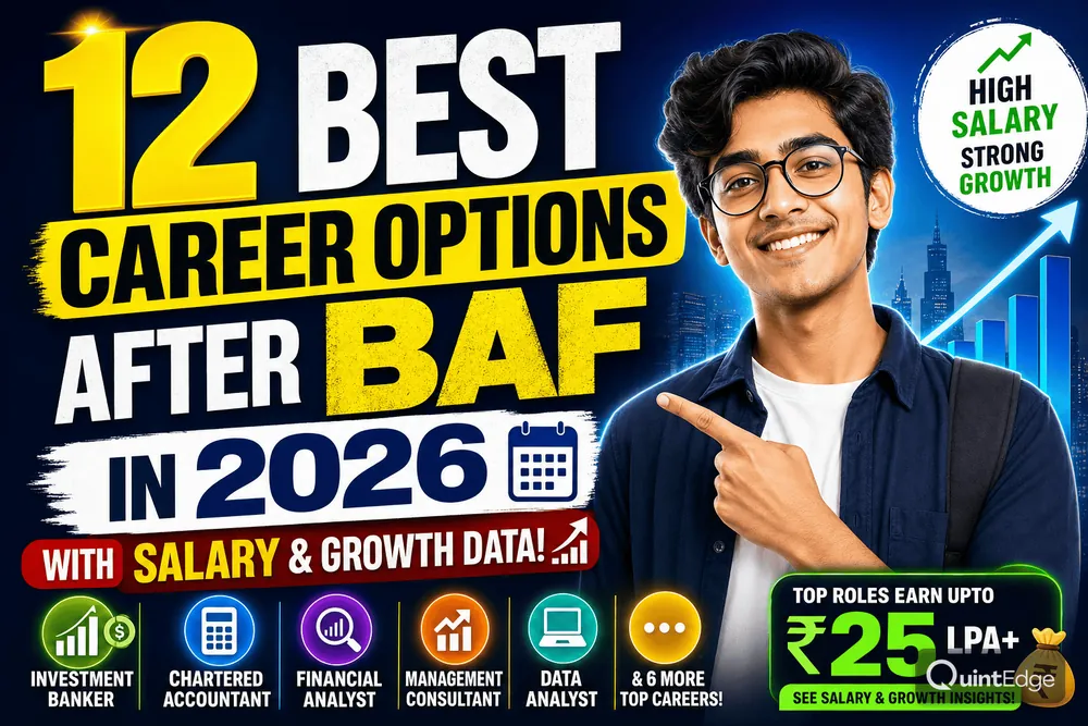 12 Best Career Options After BAF in 2026 with Salary and Growth Data