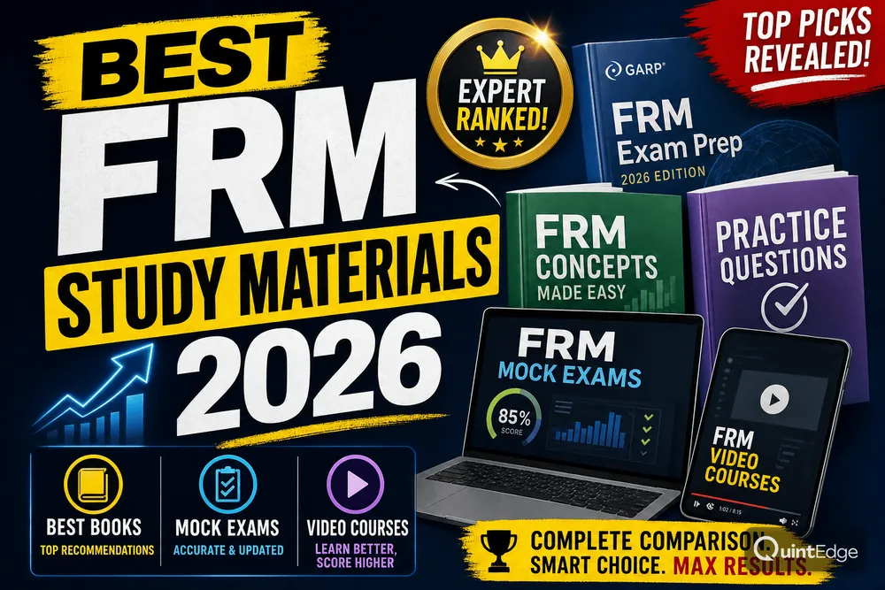 Best FRM Study Materials 2026: Books, Mock Exams and Video Courses Ranked