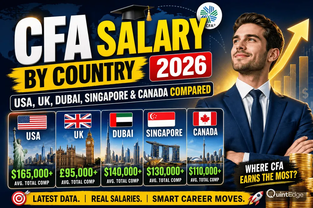 CFA Salary by Country 2026: USA, UK, Dubai, Singapore & Canada Compared