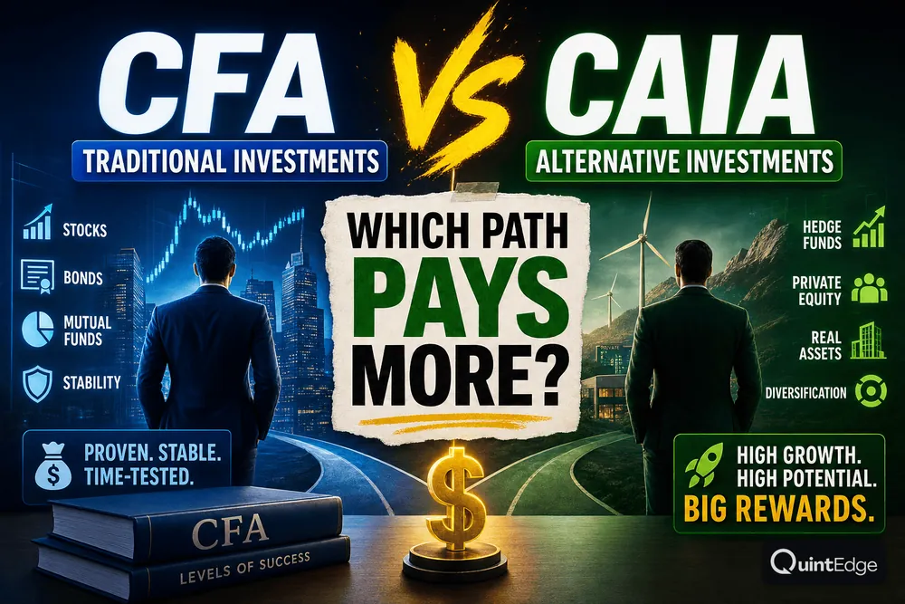 CFA vs CAIA: Traditional vs Alternative Investments — Which Path Pays More?