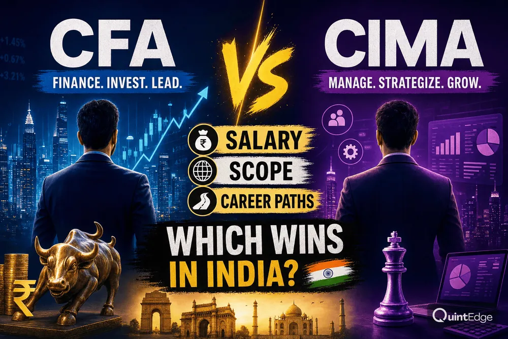 CFA vs CIMA in India: Salary, Scope and Career Paths Compared for 2026