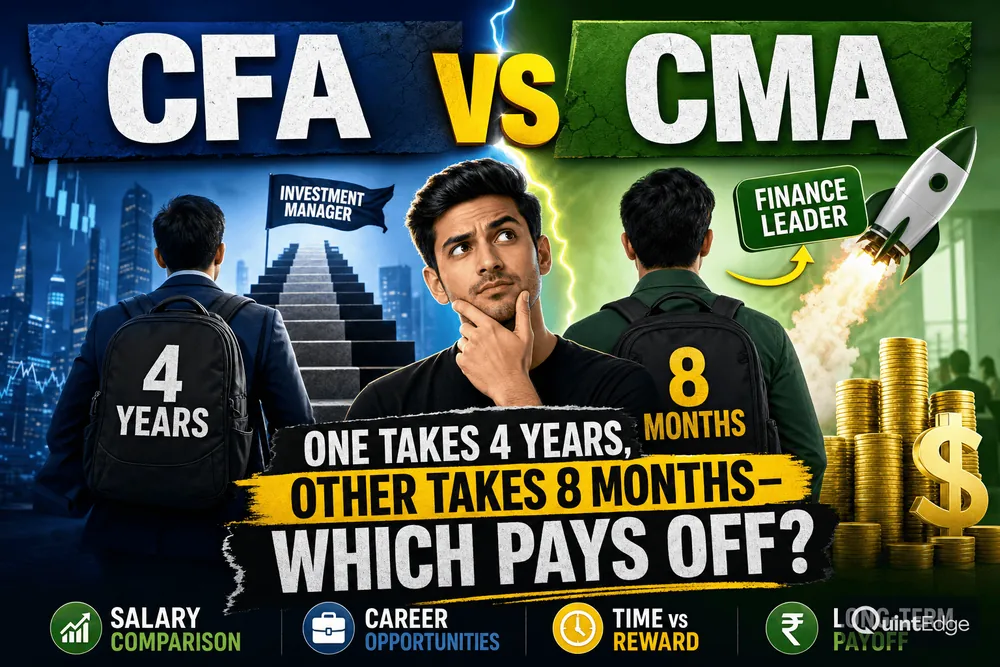 CFA vs CMA: One Takes 4 Years, Other Takes 8 Months — Which Pays Off?