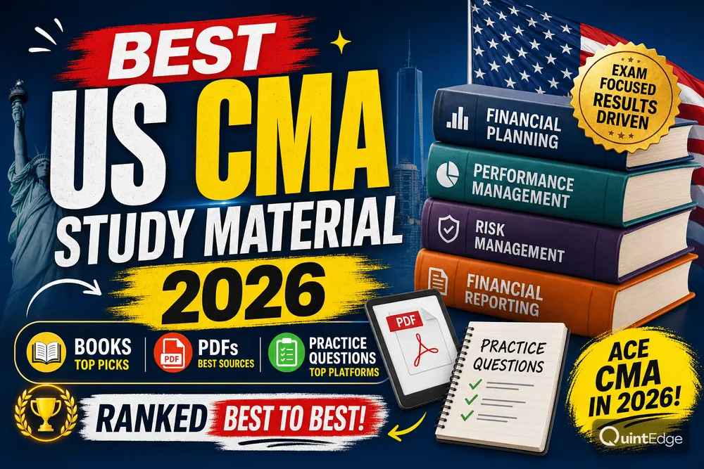Best US CMA Study Material 2026: Books, PDFs & Practice Questions Ranked