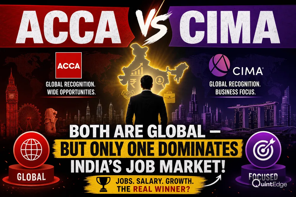 ACCA vs CIMA: Both Are Global — But Only One Dominates India's Job Market