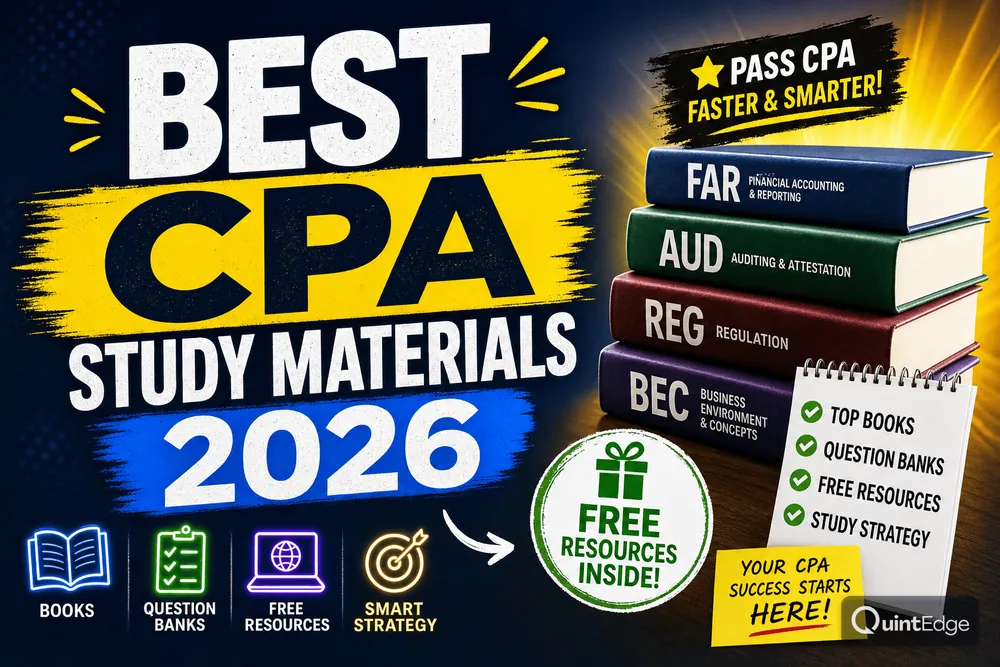 Best CPA Study Materials 2026: Books, Question Banks & Free Resources