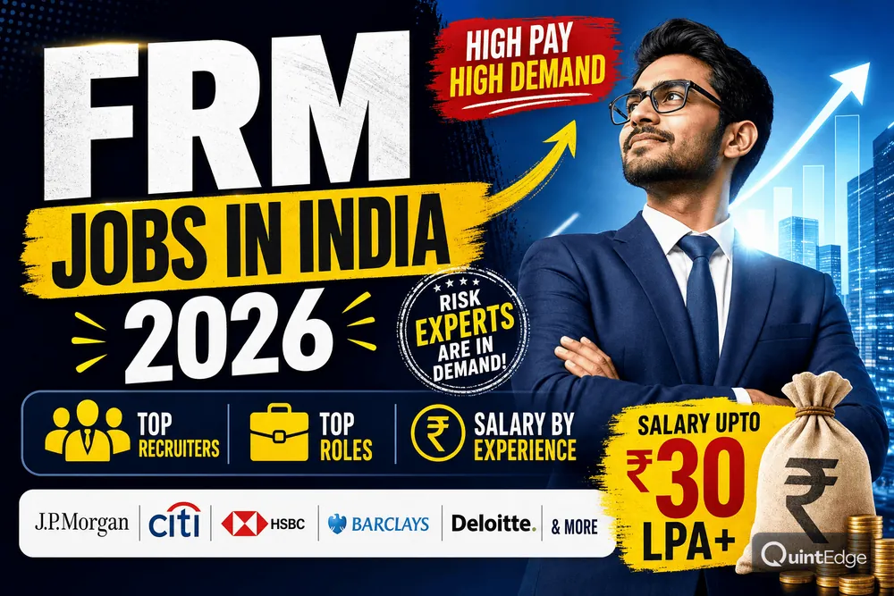 FRM Jobs in India 2026: Top Recruiters, Roles & Salary by Experience