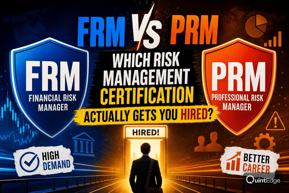FRM vs PRM: Which Risk Management Certification Actually Gets You Hired?