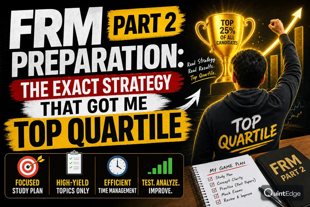 FRM Part 2 Preparation: The Exact Strategy That Got Me Top Quartile