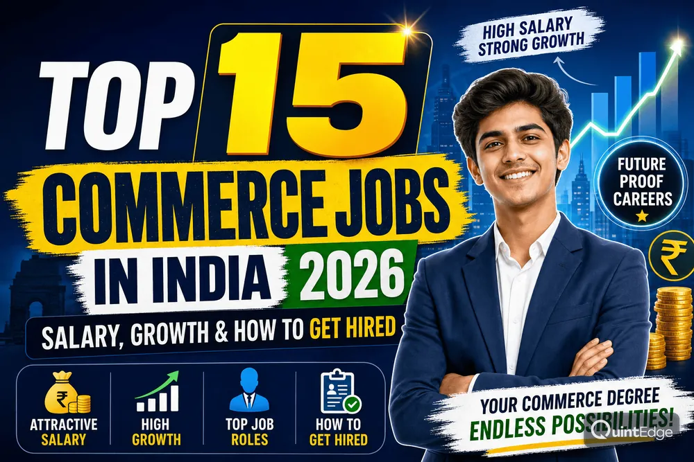 Top 15 Commerce Jobs in India 2026: Salary, Growth and How to Get Hired