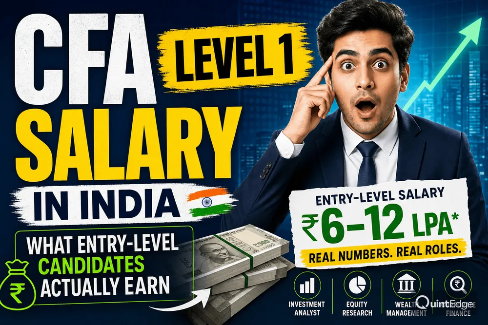 CFA Level 1 Salary in India: What Entry-Level Candidates Actually Earn